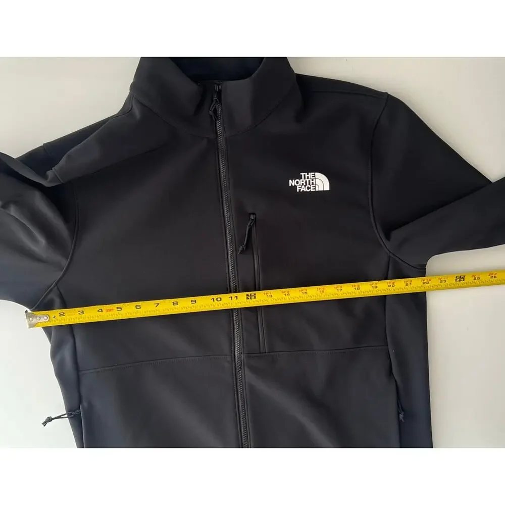 The North Face Jacket Mens L Black WindWall Full Zip Softshell Fleece NWOT